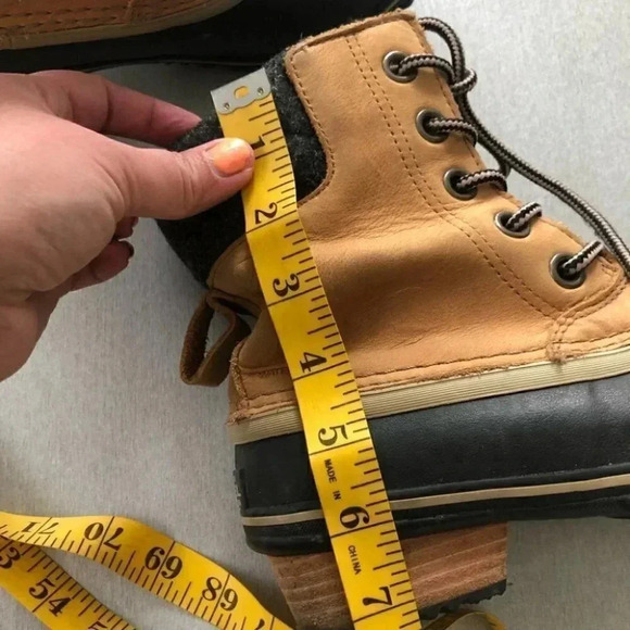 Sorel Slimpack II Lace Up Waterproof Duck Boots Black/Kettle: 6.5 - Picture 14 of 14